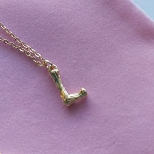 💜"3 for 20$: L" Shaped Gold Pendant / Necklace